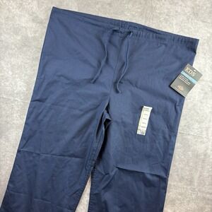 Dickies Pants Womens Unisex S Blue EDS Modern Classic Scrub Pull On Pants
